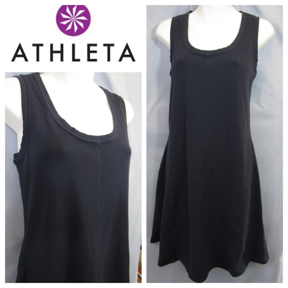 Athleta Navy Blue Tank Dress Racerback Tennis M